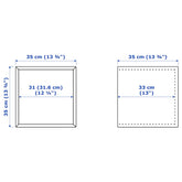 EKET Cabinet, light grey 35x35x35 cm